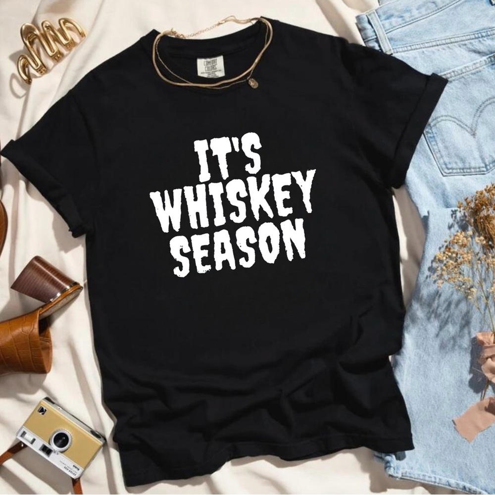 Whiskey Season Shirt, Whiskey Lover Gift, Whiskey Drinking Shirt, Funny Whiskey